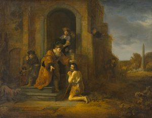 Den fortabte søns tilbagevenden, ca. 1640-1642 af Govaert Flinck