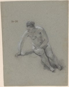 Siddende kvinde af Govert Flinck (attributed to)