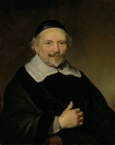 Portræt af en mand, menes at være Augustijn Wtenbogaert (1577-1655)