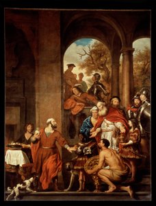 Den ubestikkelige konsul Marcus Curius Dentatus af Govert Flinck