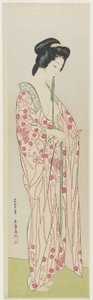 Kvinde i Kimono Undertøj, maj 1920 af Goyo Hashiguchi