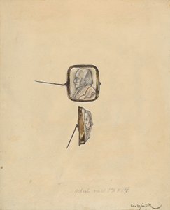 Cameo broche af Grace Halpin