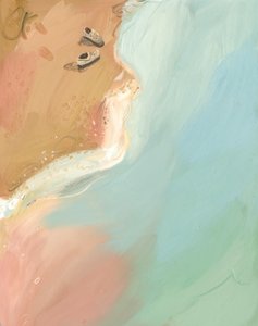 Beach, 2013 (olie på papir)