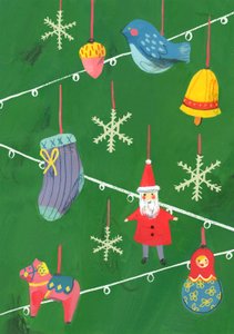 Julepynt, 2013 (olie på papir)