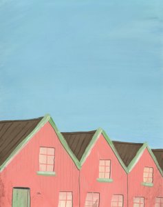 House, 2013 (olie på papir)