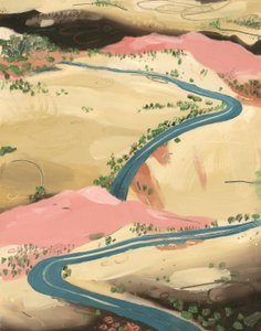 Road, 2013 (olie på papir)
