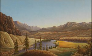 Udsigt over Okanagan-søen, British Columbia af Grafton Tyler Brown