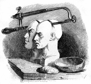 Illustration til "Gullivers rejser" skrevet af Jonathan Swift