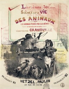 Scener fra dyrenes liv af Gerard Grandville (1803-1847) af Grandville