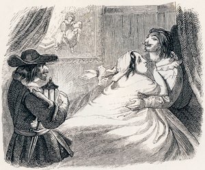 Manden, konen og tyven - Fabler af La Fontaine af Grandville