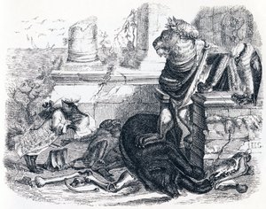 Løvens ret - Fabler af La Fontaine af Grandville