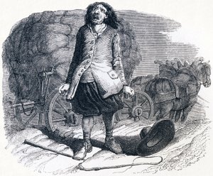 Den mudrede vognmand - Fabler af La Fontaine af Grandville