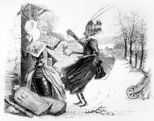 Cikaden og myren, illustration til 