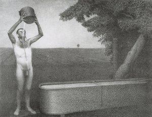 Sultry Night, 1939 af Grant Wood