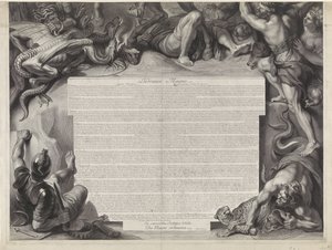 Allegorisk rytterportræt af Louis XIV, konge af Frankrig
