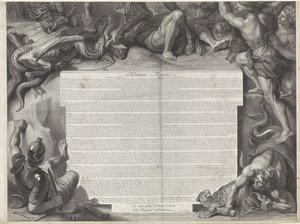 Allegorisk rytterportræt af Louis XIV, konge af Frankrig