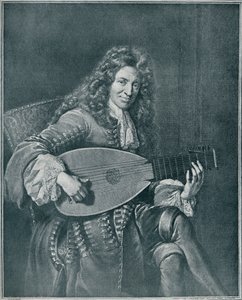 Charles Mouton, c1626-1710. Fransk lutenist og lutkomponist, 1909