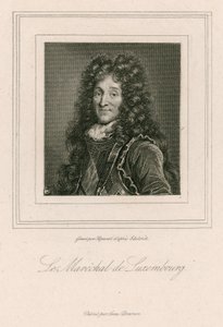 Marechal of Luxembourg af Gérard Edelinck