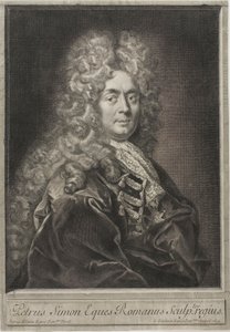 Pierre Simon, gravør af Gérard Edelinck