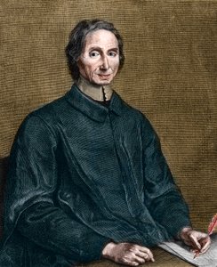 Portræt af Nicolas Malebranche (1638-1715), fransk filosof.