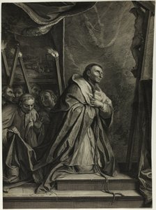 Charles Borromeo af Gérard Edelinck