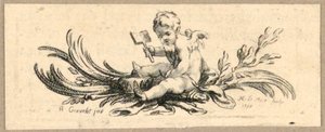 Halestykke, Putto med skovl