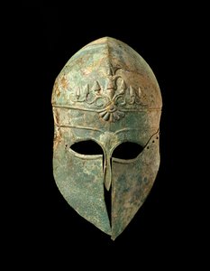 Korinthisk hjelm, ca. 495 f.Kr af Greek