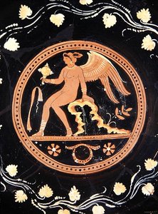 Merrythought Cup, ca. 330-310 f.Kr. (keramik) af Greek
