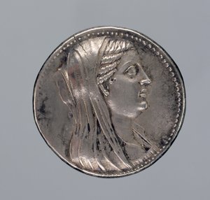 Sølvdidrakme af Berenice II (sølv) (se også 288290) af Greek