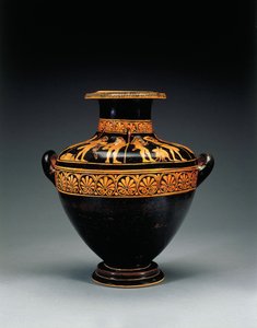 Attisk rødfiguret kalpis, ca. 470-460 f.Kr af Greek School