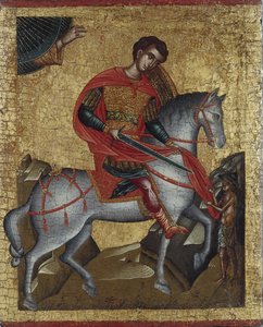 Sankt Martin, ca. 1500. af Greek icon.