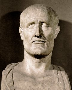 Buste af Alcibiade (450-404 f.Kr.) statsmand og athensk general Rom, musei capitolini