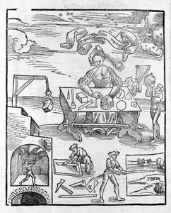 Liberal Arts: Geometry - in "" Philosophical Daisy"" af Gregor Reisch (1467-1525). balle