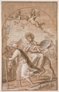 Flugten til Egypten, ca. 1590.