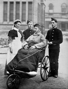 The reconvalescent, Herbert Hospital, Woolwich, London, 1896 af Gregory and Co