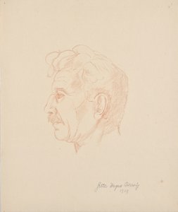 Portræt af Franz Barwig den Ældre af Grete Wagner Barwig