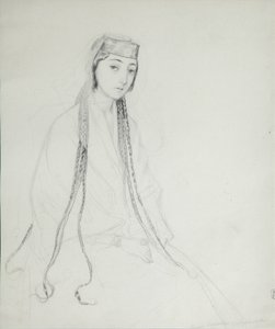 Portræt af prinsesse Maria Maiko Orbeliani 1818-1849, 1840-1842