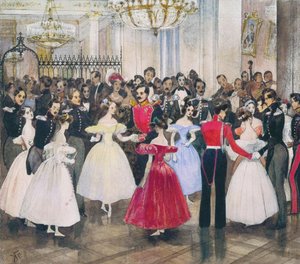 Balet i prinsesse Maria Baryatinskayas hus, 1830