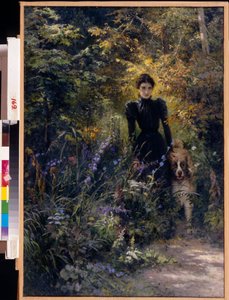 Vi er forladt. Maleri af Grigori (Grigoriy, Grigory) Grigoryevich Myasoyedov (Myasoedov, Miasoedov) (1834-1911), olie på lærred