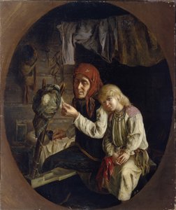 Spindelektion, 1859 af Grigori Grigoryevich Myasoedov