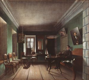 Interiør i Bykovshuset, 1850