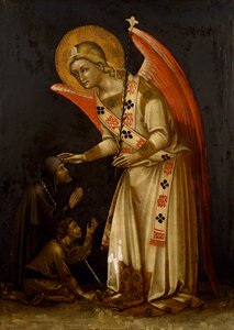 Angel, omkring 1354, af Guariento (aktiv 1338-død i 1367 eller 1370), fresco