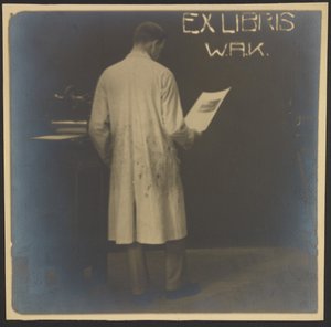 [Bogplade til W.A.K.]