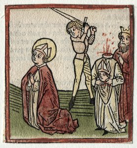 Sts. Theonestus og Albanus, eller Johannes Døberen. Pancrace. af Günther Zainer