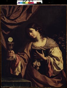 ""Allegorie de la Foi"" (Troens Allegori) Maleri af Giovanni Francesco Barbieri dit Il Guercino (Le Guerchin) (1591-1666) af Guercino