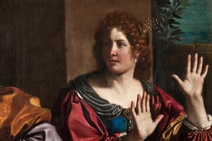 Amnon og Tamar, detalje på 2384639 af Guercino