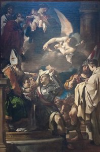 St. William af Aquitaine modtager kappen
