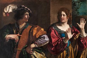 Amnon og Tamar af Guercino