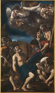 Sankt Peters martyrium af Guercino