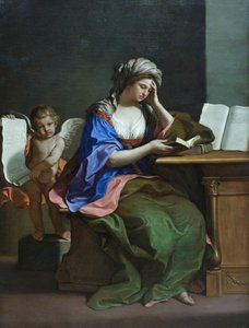 Den samiske sibylle med en putto